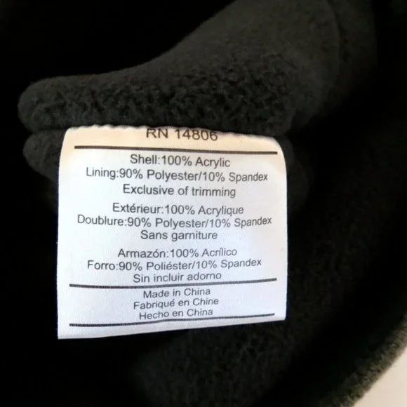 Carhartt Beanie Fleece Lined Earthtone Stripes - Picture 6 of 8